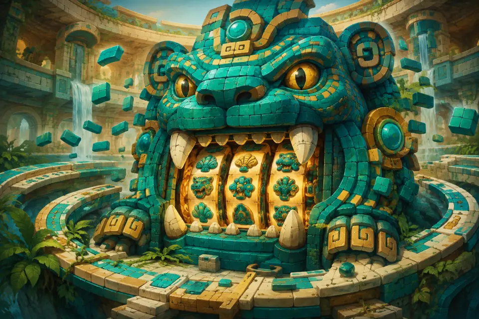 Turquoise Jaguar Mosaic original game cover