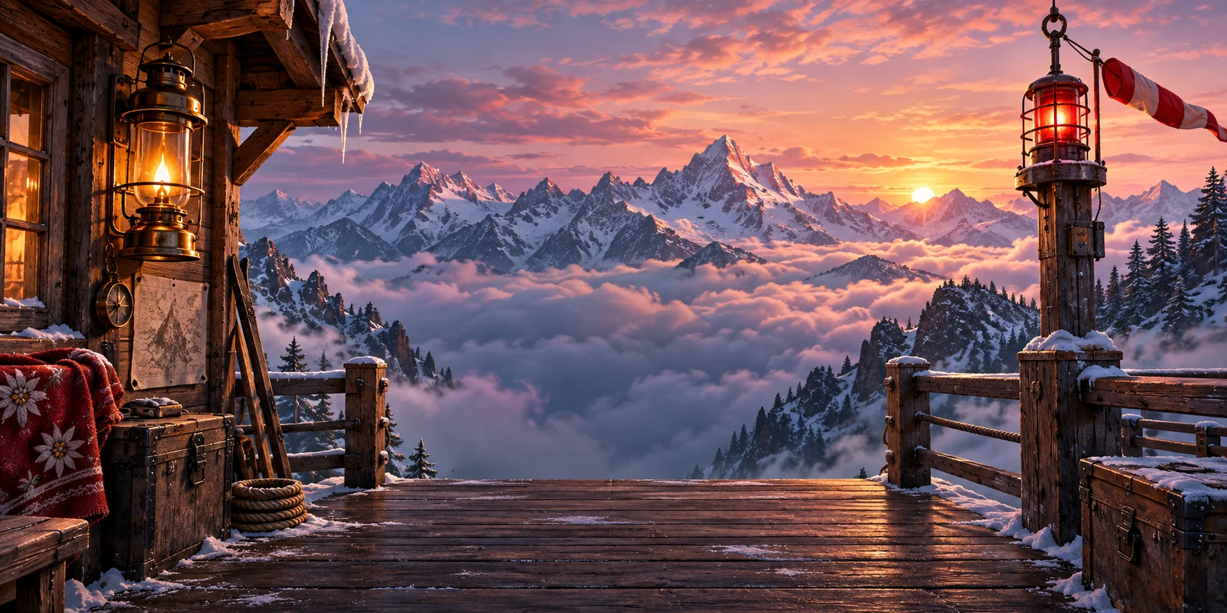 Alpine Signal themed scene