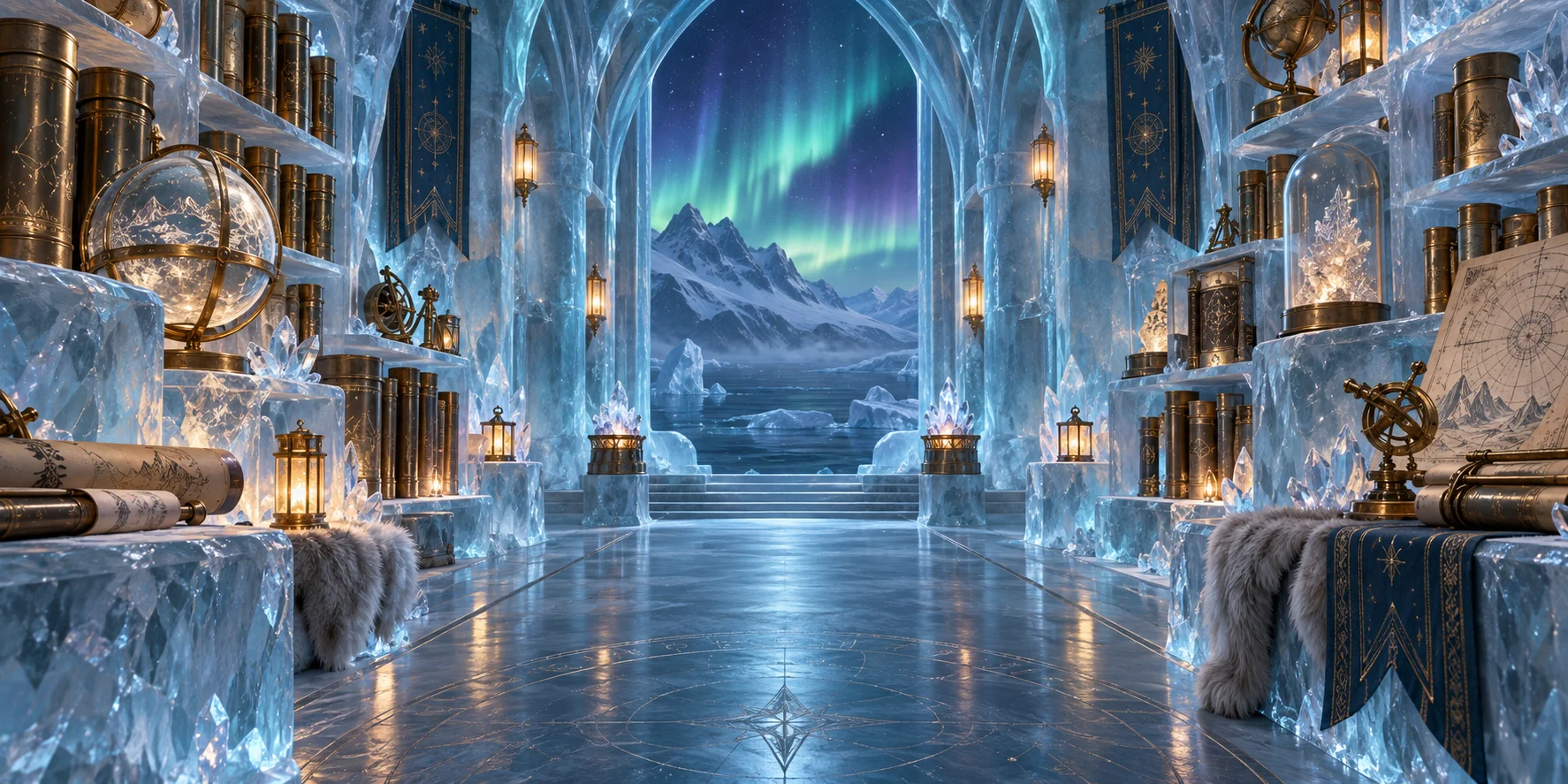 Aurora Archives themed scene