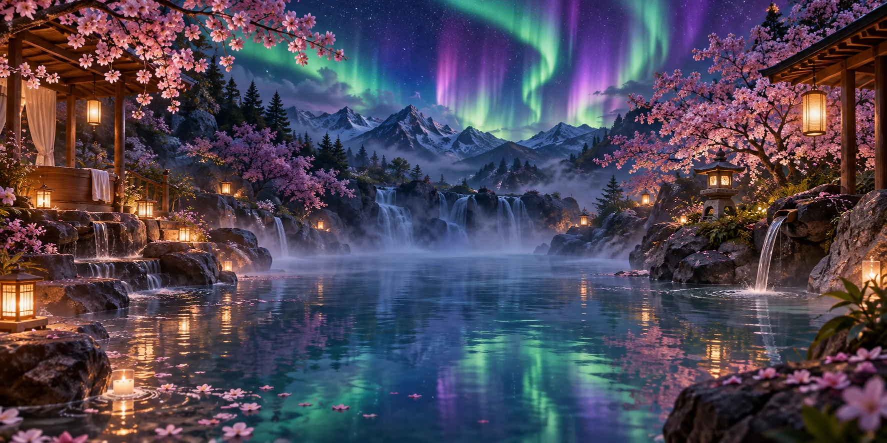 Aurora Orchard Retreat themed scene