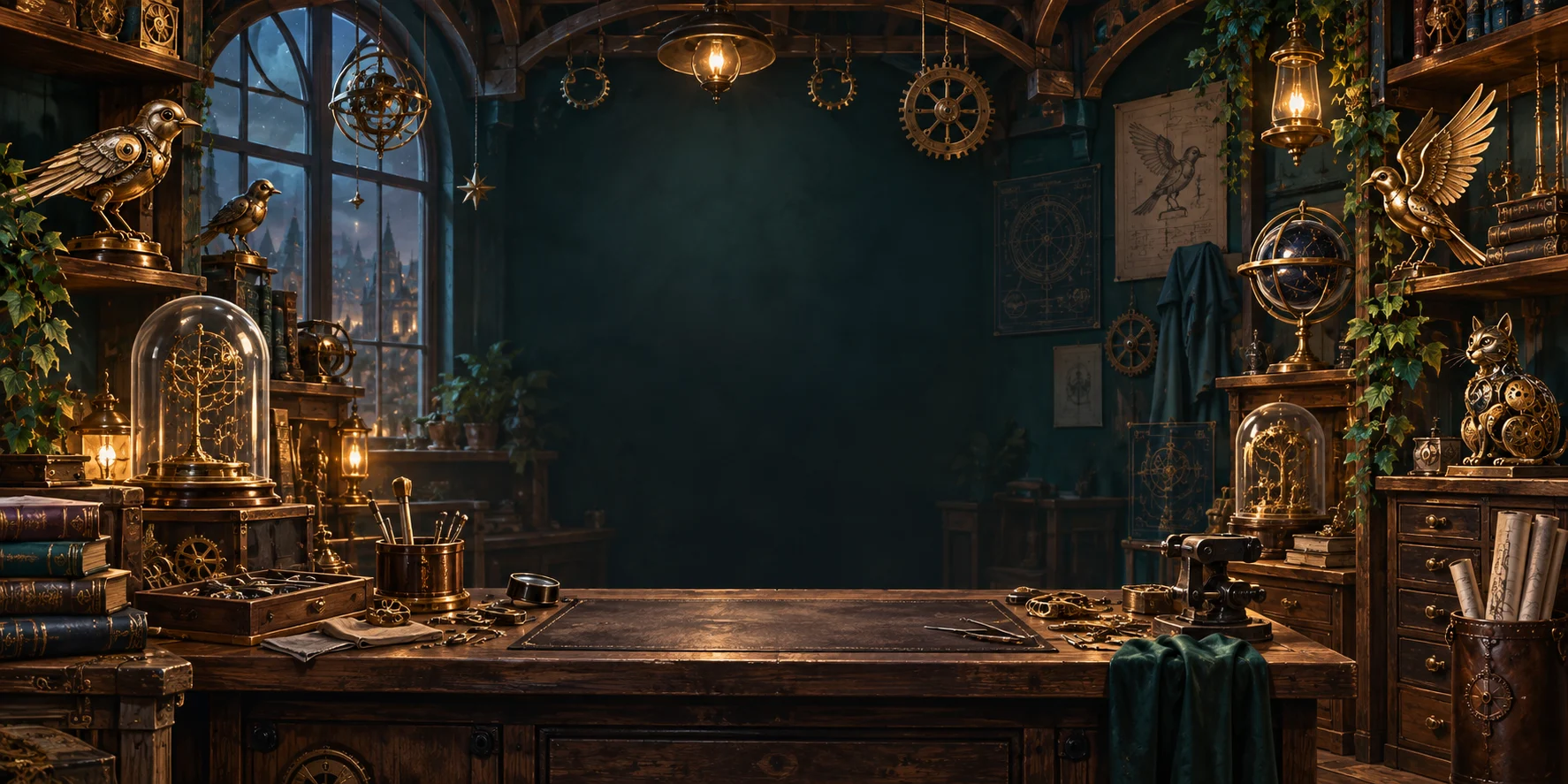 Clockwork Toyshop themed scene