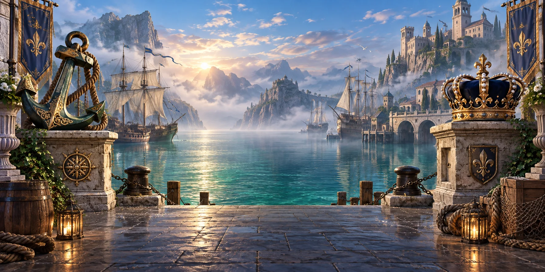 Crown & Anchor themed scene