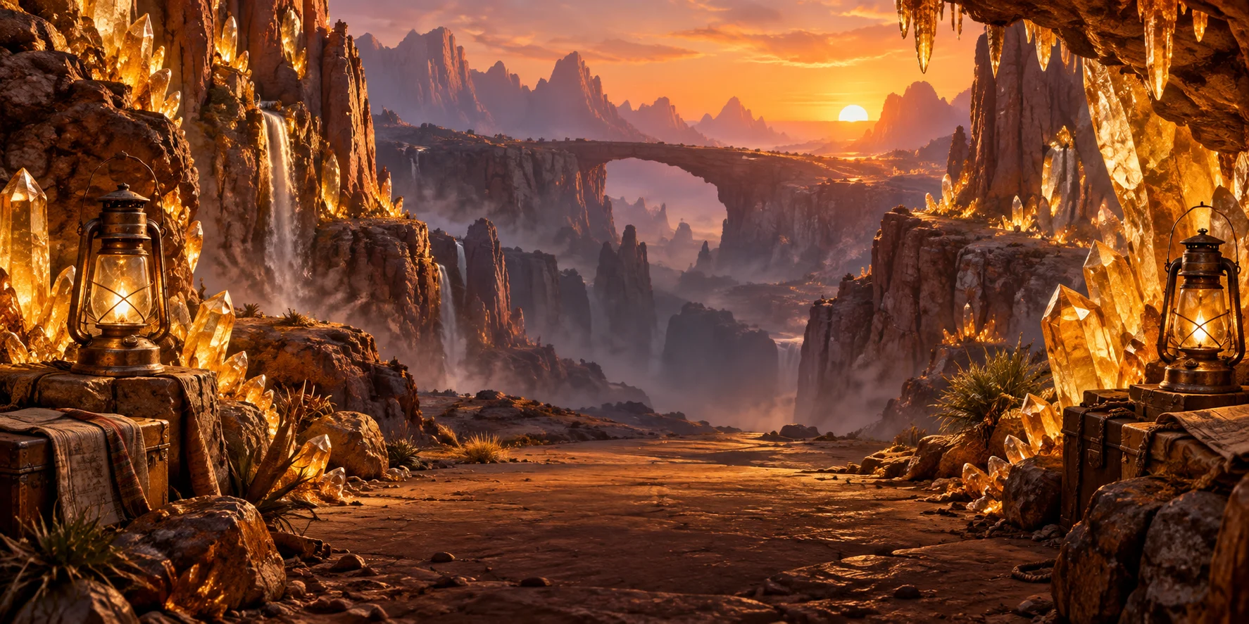 Golden Bonanza themed scene