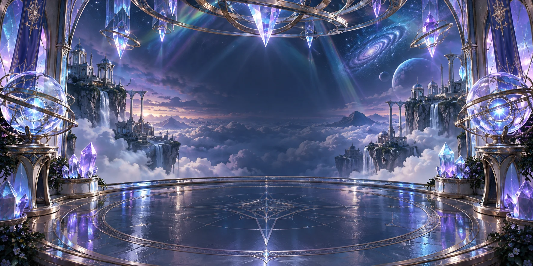 Prism Halo Station themed scene