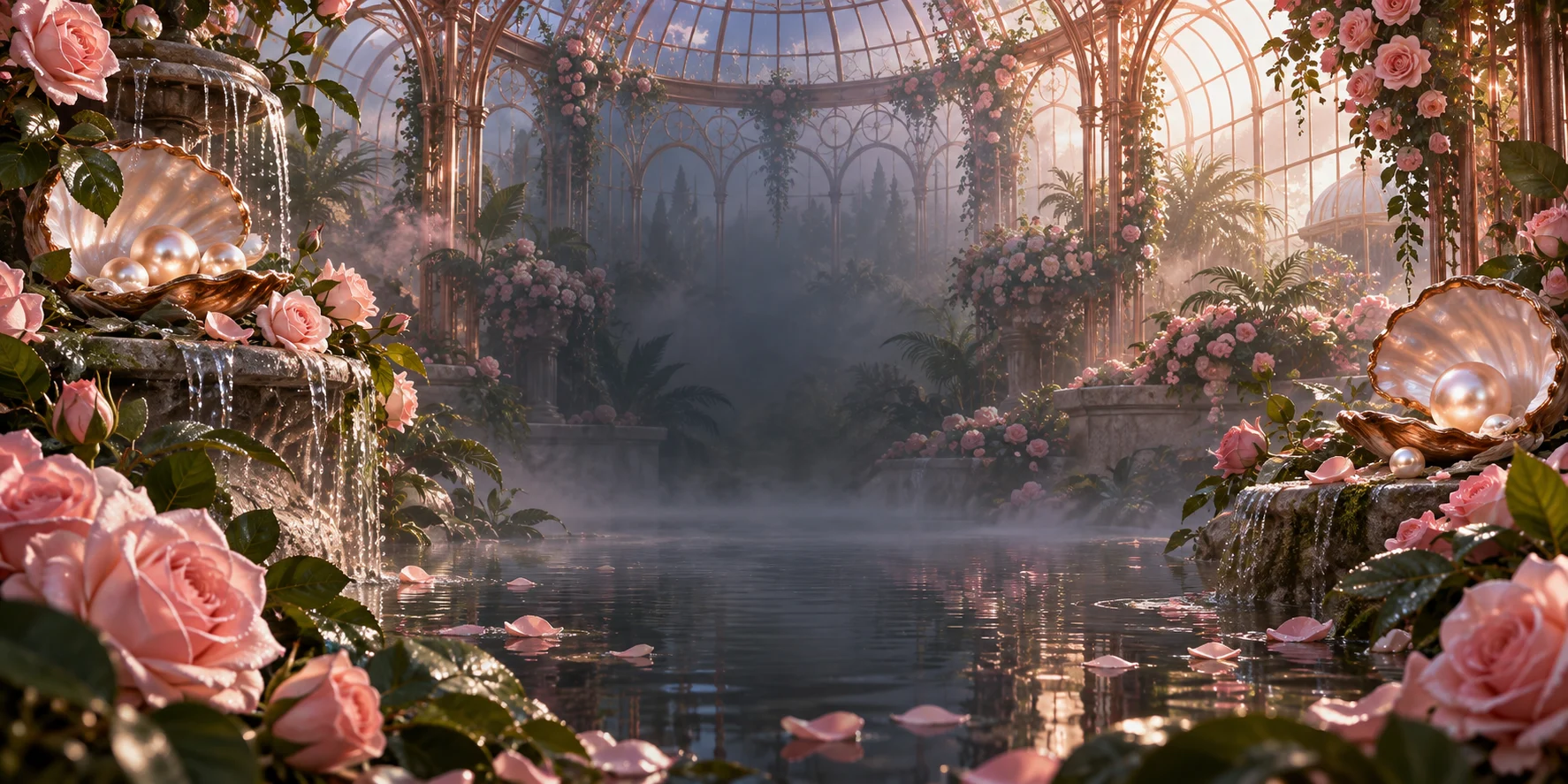 Rose Pearl Nursery themed scene