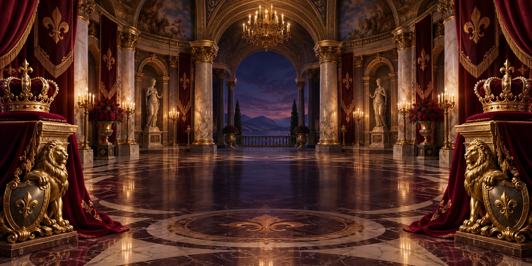 Royal Fortune themed scene