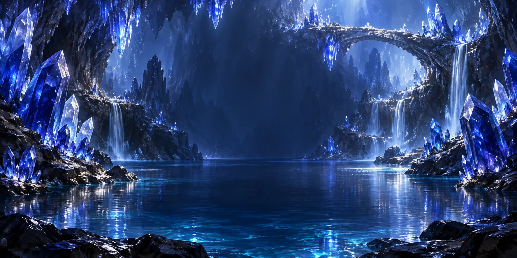 Sapphire Rush themed scene
