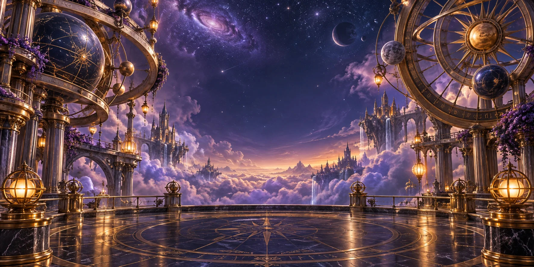 Turning Sky Wheels themed scene